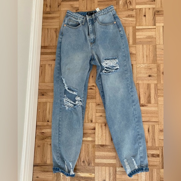 Denim MOM jeans - PrettyLittle Thing (US 4) - Picture 1 of 2